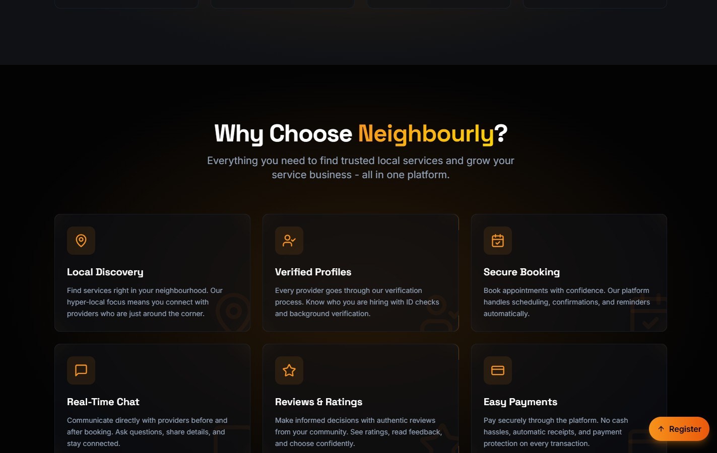 Neighbourly screen 1