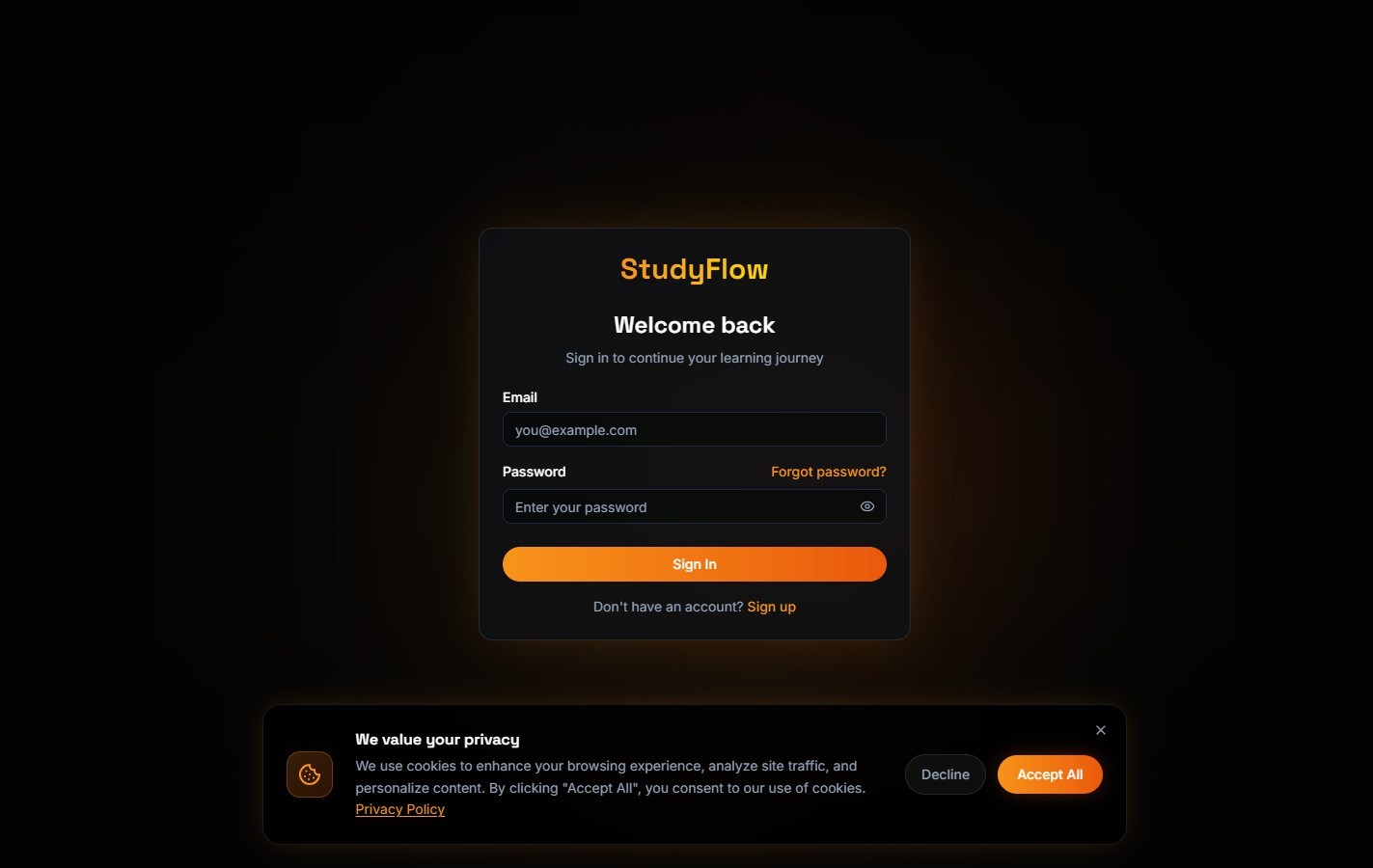 StudyFlow screen 4