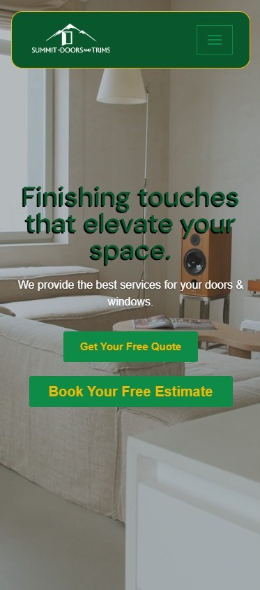 Summit Doors & Trims mobile view